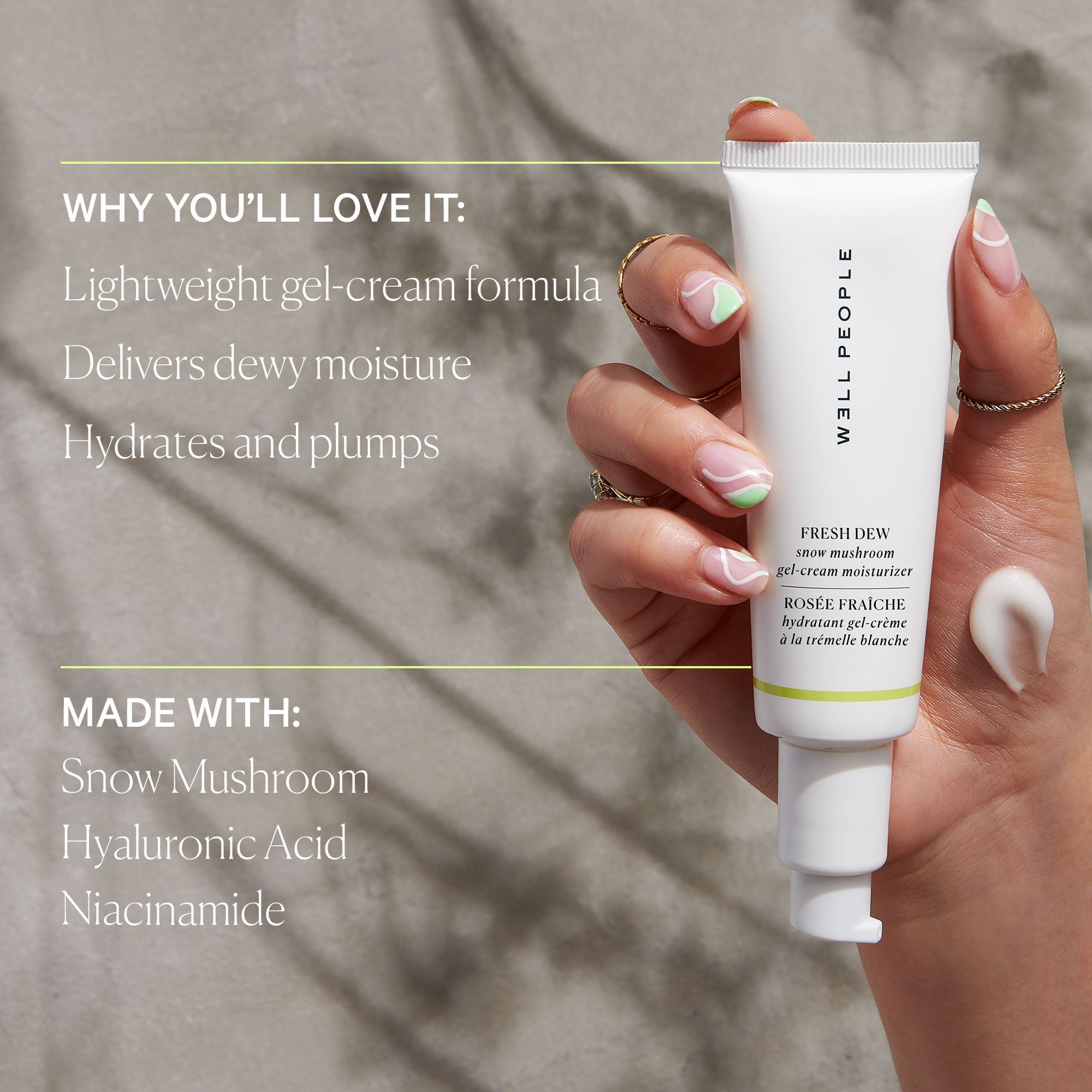 Fresh Dew Snow Mushroom Gel-Cream Moisturizer